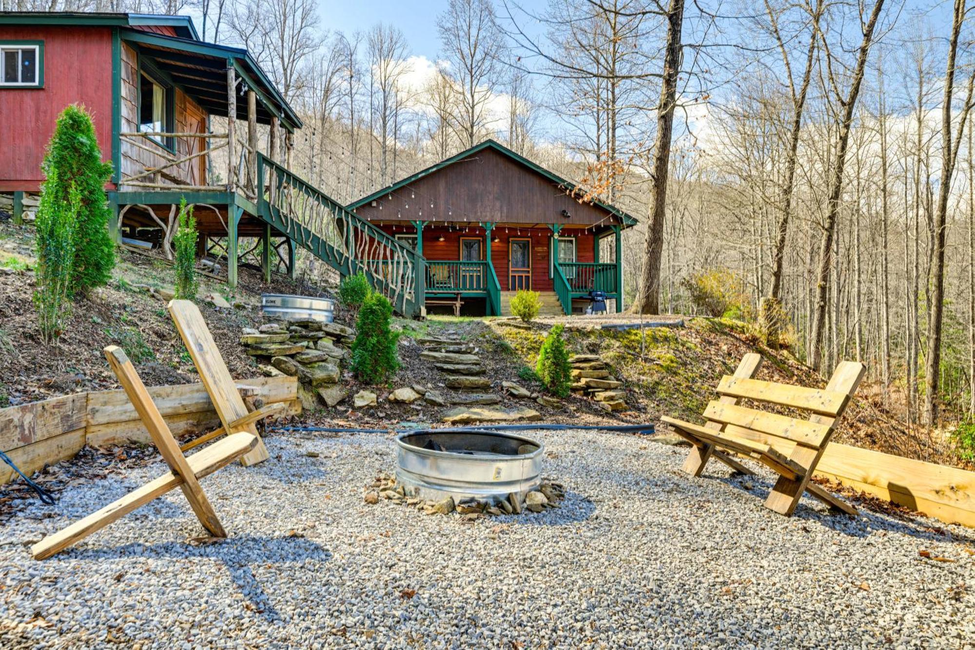 Smoky Mountain Cabin With Camping Area And Fire Pit! Whittier Exterior foto