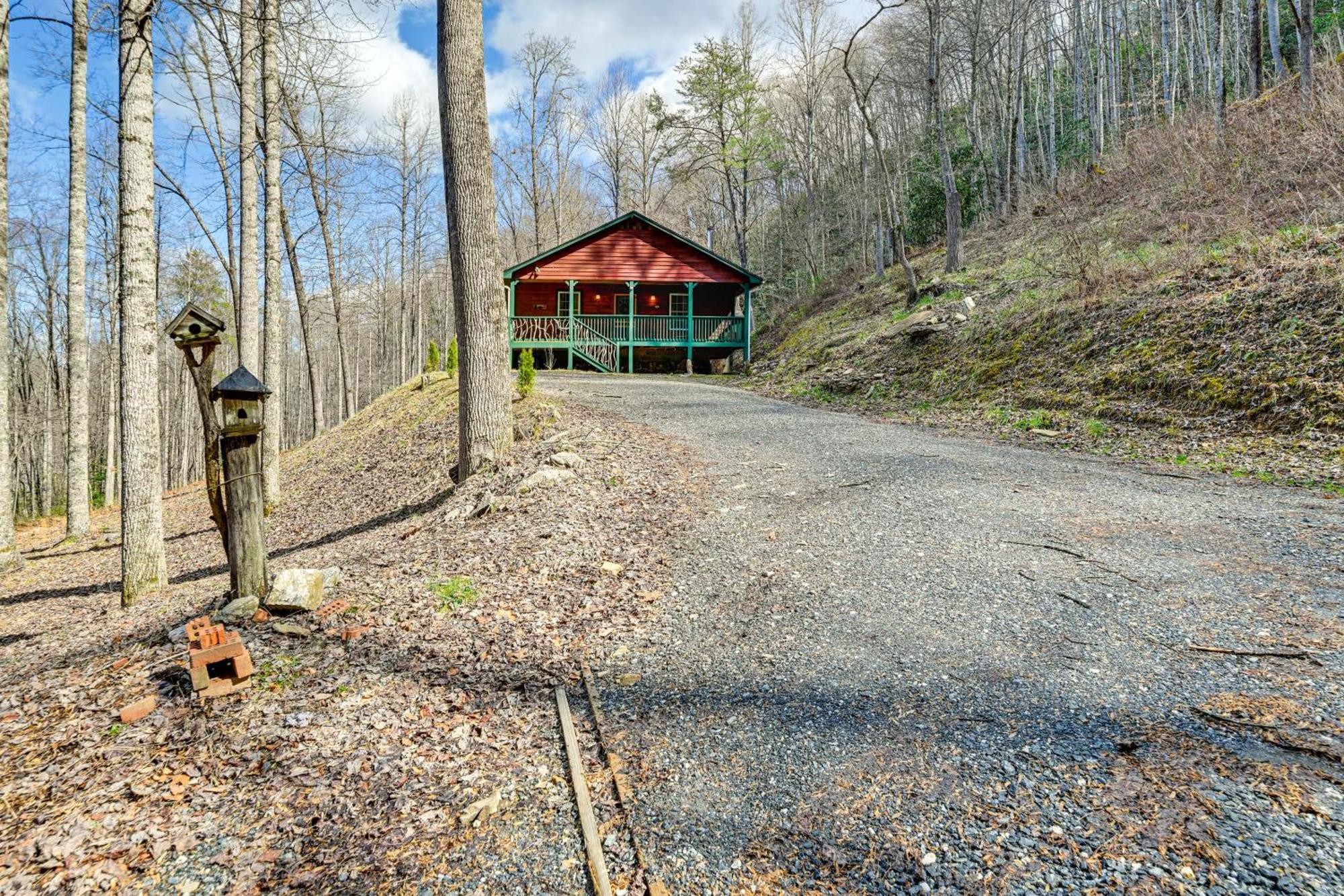 Smoky Mountain Cabin With Camping Area And Fire Pit! Whittier Exterior foto